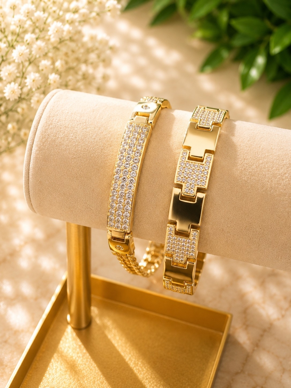 ✨💛 Gold CZ Bracelet Set 💛✨